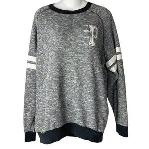 Pink Victoria's Secret Crew Neck Logo Sweatshirt W/ Pockets Size Small